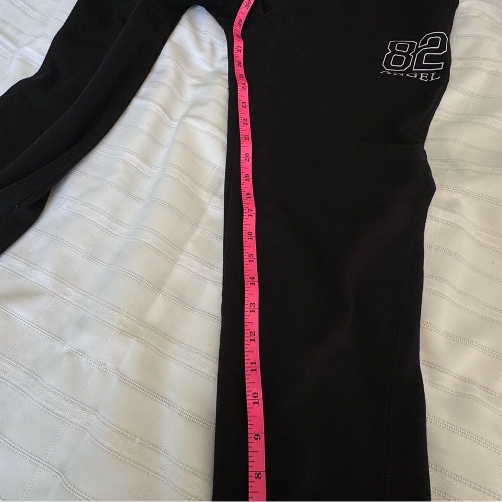 Ardene Black 82 Angel Joggers Women's M Y2K Streetwear Athleisure Sweatpants - Picture 10 of 10
